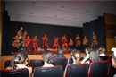 Alunos em apresentação de dança