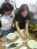Estudantes aprenderam a elaborar pratos saudáveis