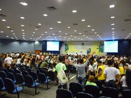 Alunos em auditório