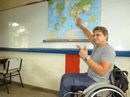 Pablo diz que é benéfica a presença de professores ou alunos com deficiência na sala de aula