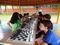 Na escola Dona Amélia Garcia Cunha, as aulas de xadrez são no contraturno