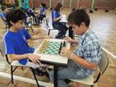 Alunos da EM Rui Barbosa durante campeonato de xadrez
