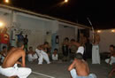 Apresentação de capoeira na Escola Núbia Lima do Nascimento, em Estância (SE).
