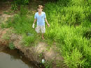 Estudante participa de atividade ecológica no Córrego Severo, em Alta Floresta (MT)