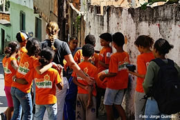 Estudantes participam do Programa Escola Integrada de Belo Horizonte.